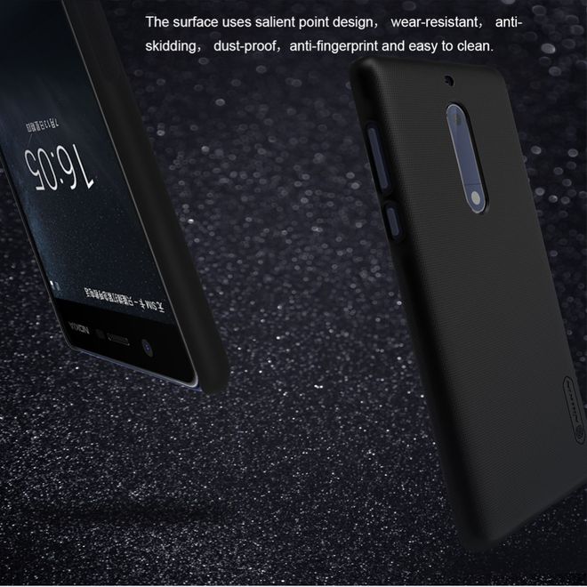 Nillkin - Nokia 5 Hülle - Plastik Case - Super Frosted Shield Series - weiss