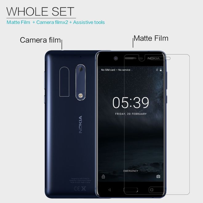 Nillkin - Nokia 5 Display Schutzfolie - Matt Anti-Glare - Matte Series