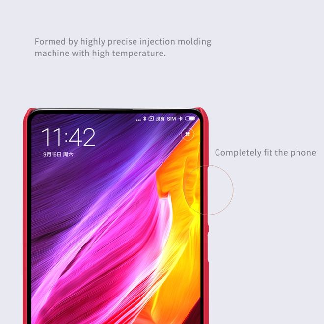 Nillkin - Xiaomi Mi Mix 2 Hülle - Plastik Case - Super Frosted Shield Series - gold