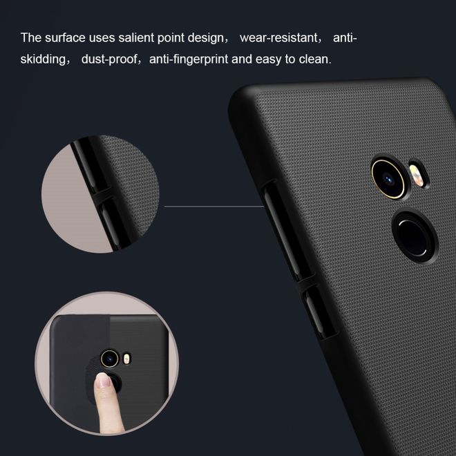 Nillkin - Xiaomi Mi Mix 2 Hülle - Plastik Case - Super Frosted Shield Series - rot