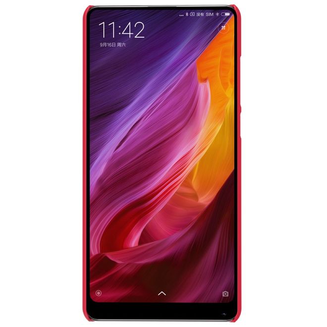 Nillkin - Xiaomi Mi Mix 2 Hülle - Plastik Case - Super Frosted Shield Series - rot