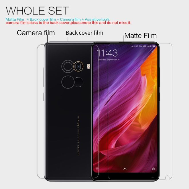 Nillkin - Xiaomi Mi Mix 2 Display Schutzfolie - Matt Anti-Glare - Matte Series