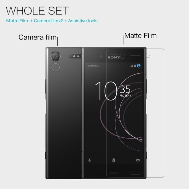 Nillkin - Sony Xperia XZ1 Display Schutzfolie - Matt Anti-Glare - Matte Series
