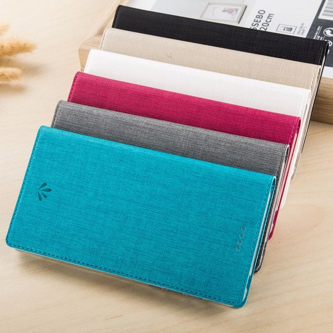 Vili Dmx - Sony Xperia XA1 Plus Hülle - Case aus Leder - Business Style - mit Standfunktion - schwarz
