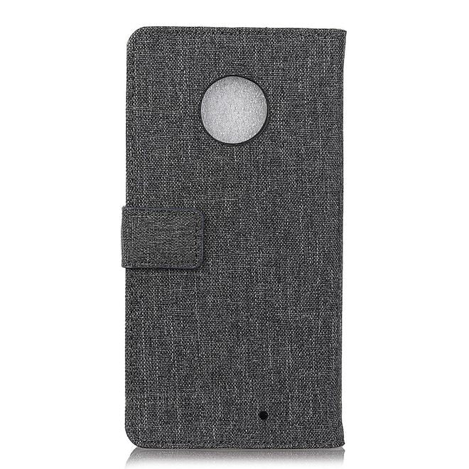 Motorola Moto X4 Hülle - Bookcover - mit Standfunktion - schwarz