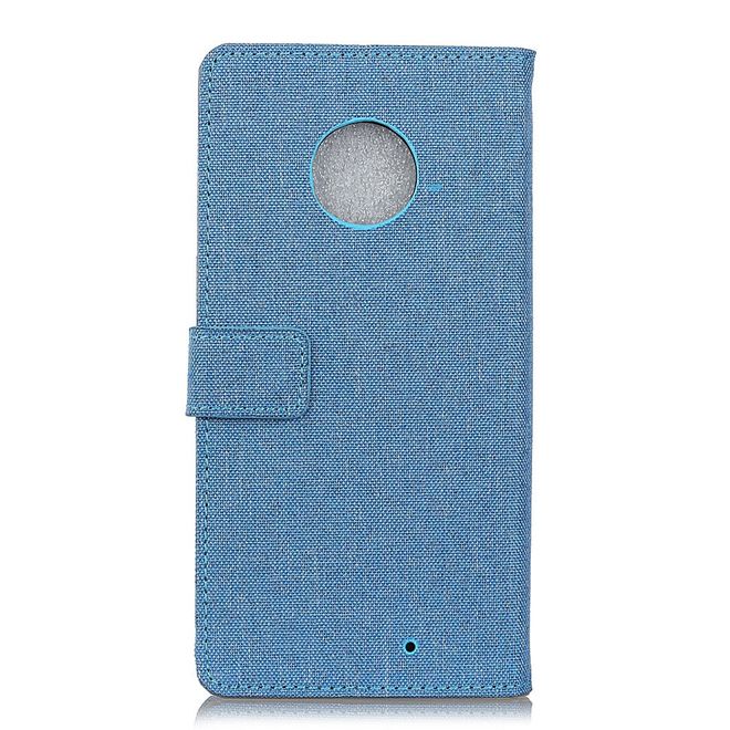 Motorola Moto X4 Hülle - Bookcover - mit Standfunktion - blau