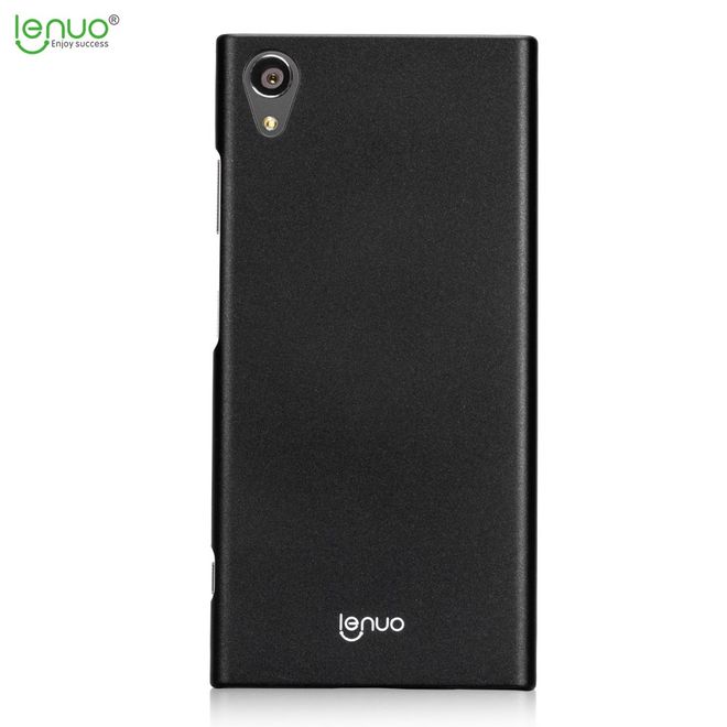 Lenuo - Sony Xperia XA1 Plus Handyhülle - Case aus Hartplastik - Leshield Series - schwarz
