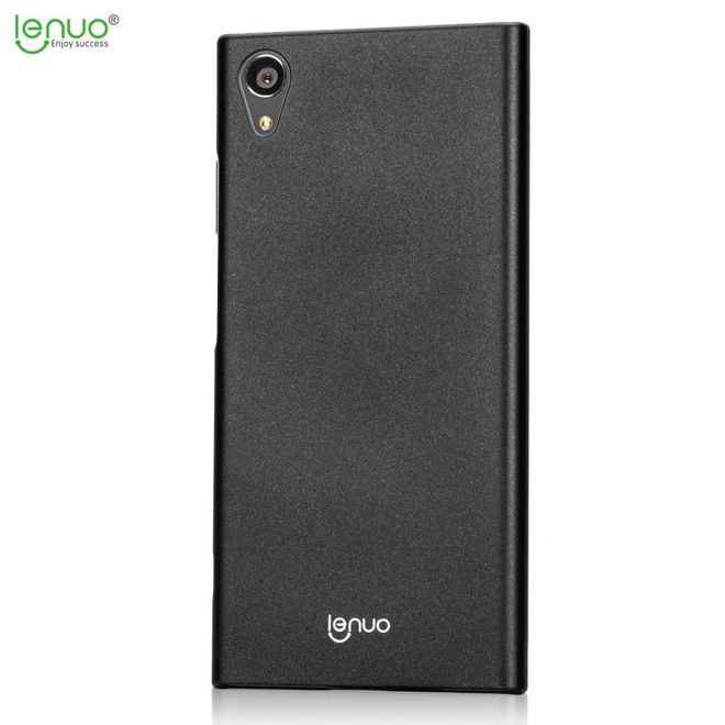 Lenuo - Sony Xperia XA1 Plus Handyhülle - Case aus Hartplastik - Leshield Series - schwarz