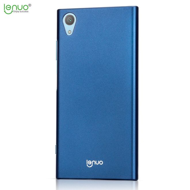 Lenuo - Sony Xperia XA1 Plus Handyhülle - Case aus Hartplastik - Leshield Series - dunkelblau