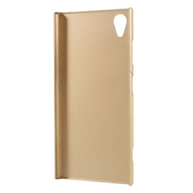 Sony Xperia XA1 Plus Handyhülle - Case aus gummiertem Hartplastik - gold