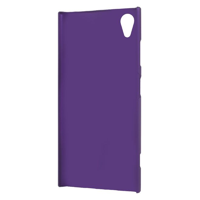 Sony Xperia XA1 Plus Handyhülle - Case aus gummiertem Hartplastik - purpur