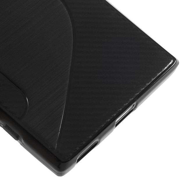 Sony Xperia XA1 Plus Handy Hülle - TPU Softcase - S-Shape - schwarz