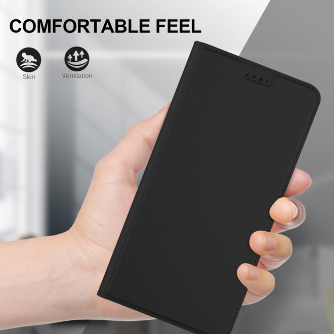 Huawei Mate 10 Lite Handy Case - Hülle aus Leder - mit Visitenkartenfach - schwarz