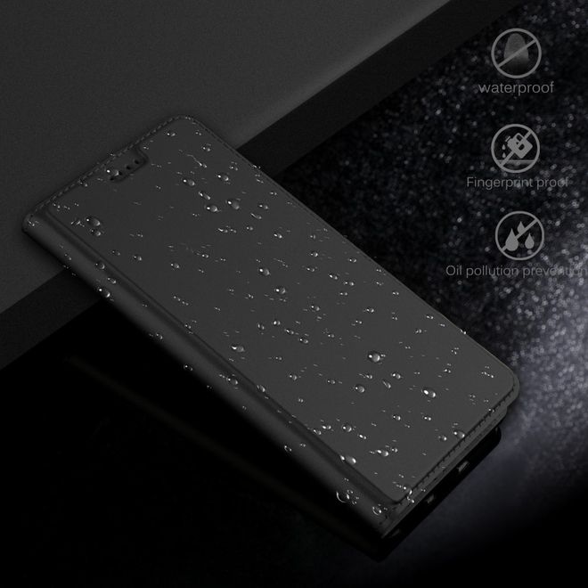 Huawei Mate 10 Lite Handy Case - Hülle aus Leder - mit Visitenkartenfach - schwarz