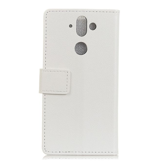 Nokia 8 Sirocco Handyhülle - Case aus Leder - mit Standfunktion - weiss