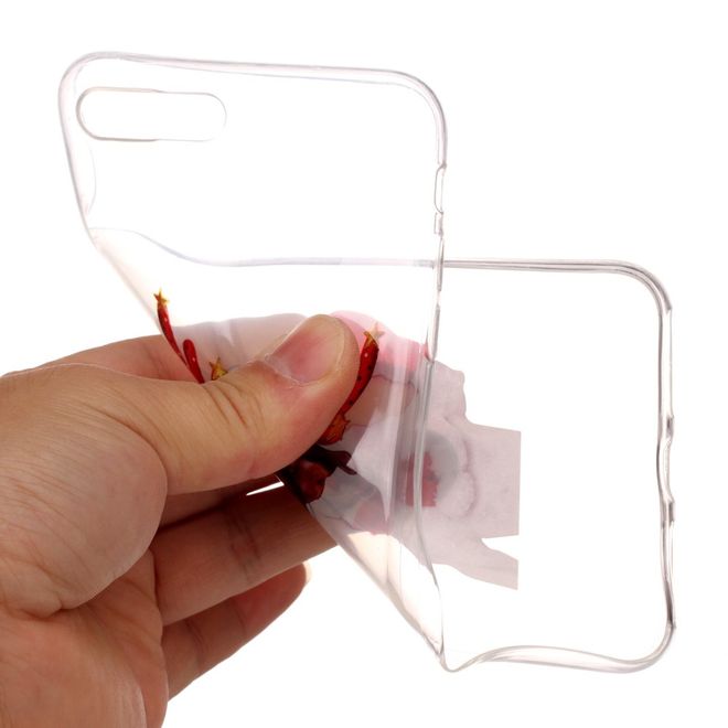 iPhone 8 Plus / 7 Plus Handy Hülle - Case aus Plastik - Hund in Weihnachtskostüm