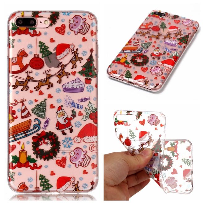 iPhone 8 Plus / 7 Plus Phone Case - Plastic Case - Various Christmas Designs