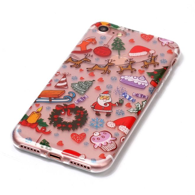 Coque pour iPhone SE / 8 / 7 - Coque en plastique - Motifs de Noël variés