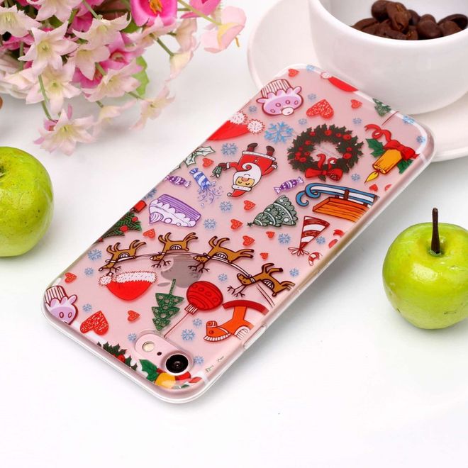 Coque pour iPhone SE / 8 / 7 - Coque en plastique - Motifs de Noël variés
