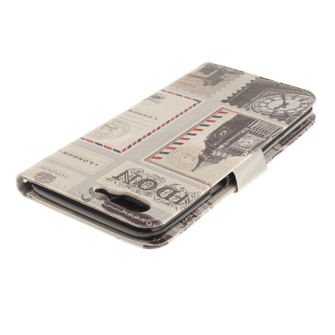OnePlus 5 Handy Hülle - Leder Bookcase - mit Standfunktion - London Sujets