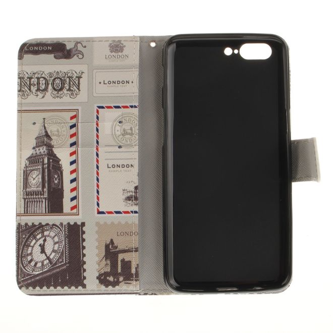 OnePlus 5 Handy Hülle - Leder Bookcase - mit Standfunktion - London Sujets