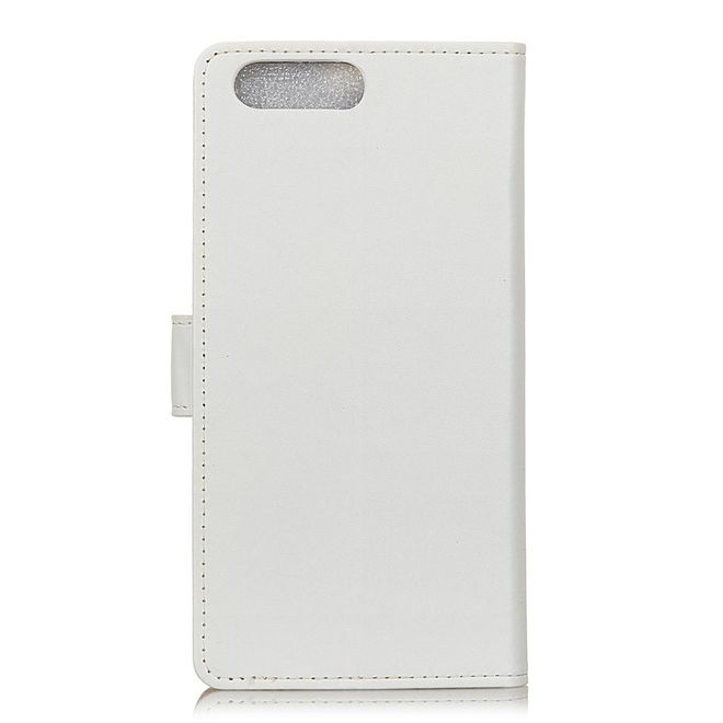 OnePlus 5 Handyhülle - Magnetisches Case aus Leder - mit Standfunktion - weiss