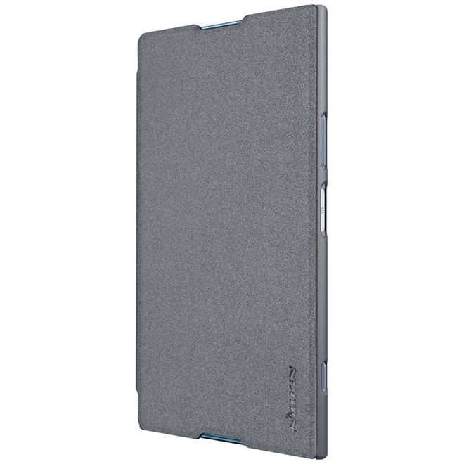 Nillkin - Sony Xperia XA1 Plus Hülle - Funkelndes Leder Case - Sparkle Series - grau