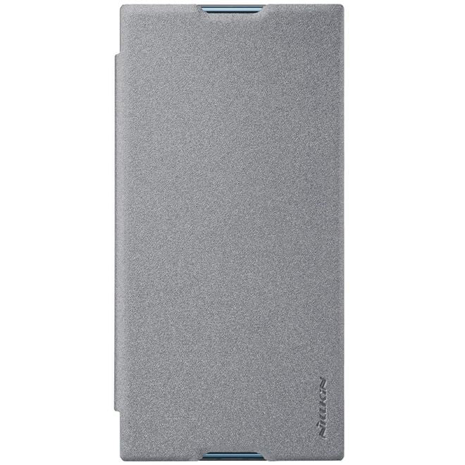 Nillkin - Sony Xperia XA1 Plus Hülle - Funkelndes Leder Case - Sparkle Series - grau