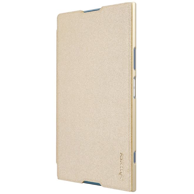 Nillkin - Sony Xperia XA1 Plus Hülle - Funkelndes Leder Case - Sparkle Series - gold