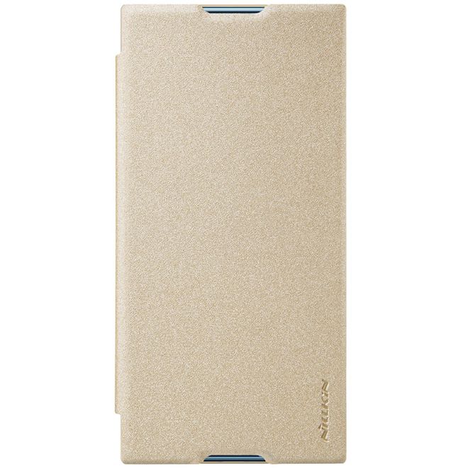 Nillkin - Sony Xperia XA1 Plus Hülle - Funkelndes Leder Case - Sparkle Series - gold