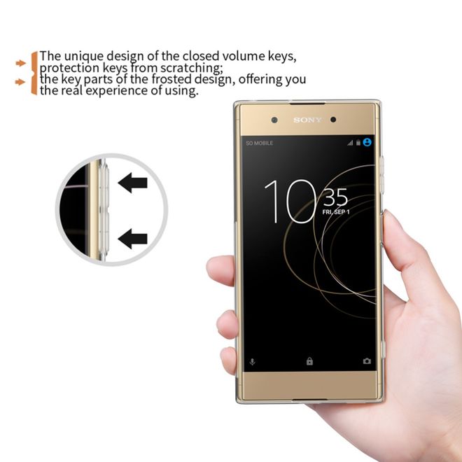 Nillkin - Sony Xperia XA1 Plus Hülle - TPU Soft Case - Nature Soft Series - transparent
