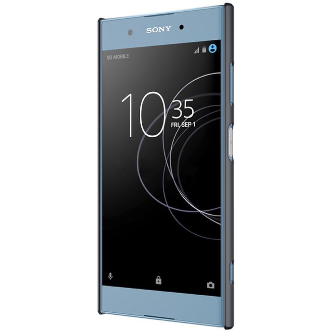 Nillkin - Sony Xperia XA1 Plus Hülle - Plastik Case - Super Frosted Shield Series - schwarz