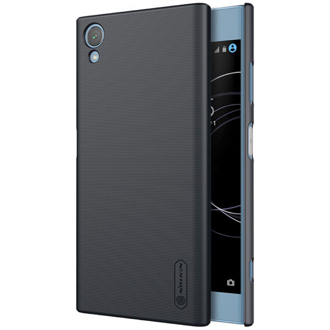 Nillkin - Sony Xperia XA1 Plus Hülle - Plastik Case - Super Frosted Shield Series - schwarz