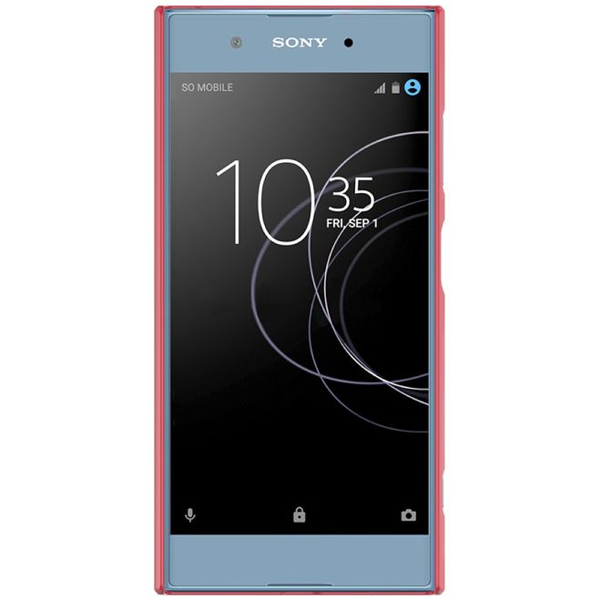 Nillkin - Sony Xperia XA1 Plus Hülle - Plastik Case - Super Frosted Shield Series - rot
