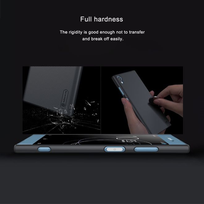 Nillkin - Sony Xperia XA1 Plus Hülle - Plastik Case - Super Frosted Shield Series - rot