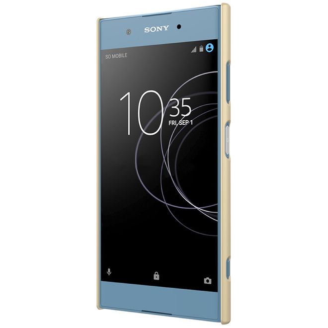 Nillkin - Sony Xperia XA1 Plus Hülle - Plastik Case - Super Frosted Shield Series - gold