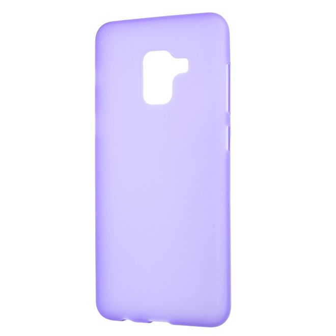 Samsung Galaxy A8+ (2018) Handyhülle - TPU Softcase - matt - purpur