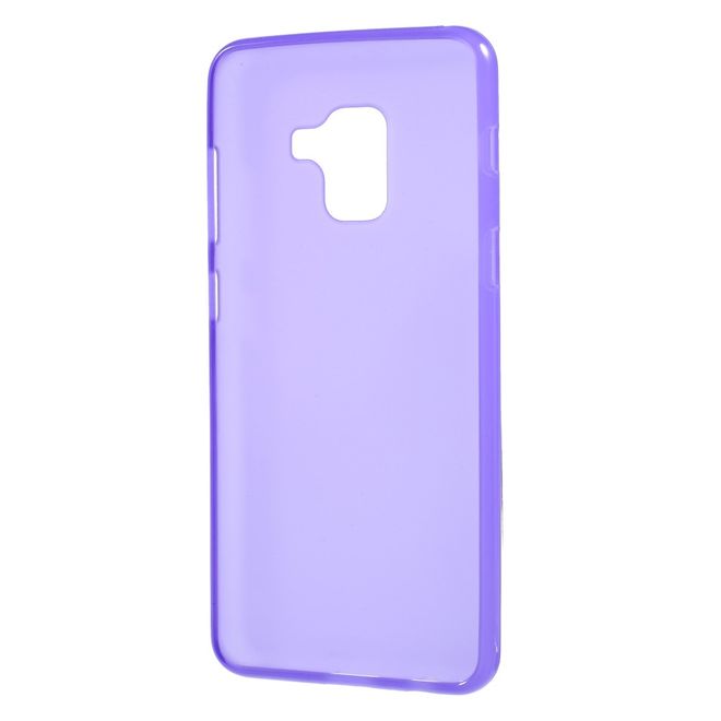 Samsung Galaxy A8+ (2018) Handyhülle - TPU Softcase - matt - purpur