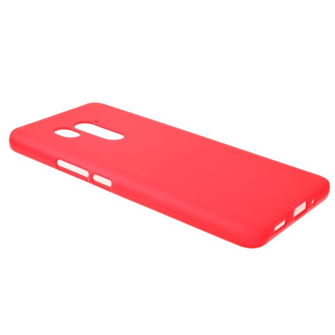 HTC U11 Plus Handy Hülle - TPU Softcase - matt - rot