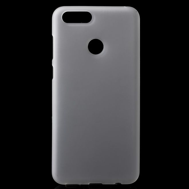 Huawei Honor 7X Handyhülle - SoftTPU Softcase - matt - weiss