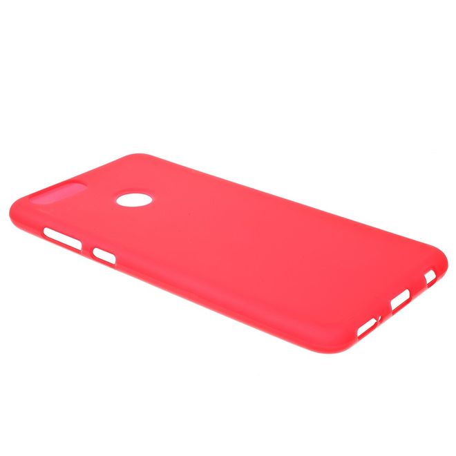 Huawei Honor 7X Handyhülle - SoftTPU Softcase - matt - rot