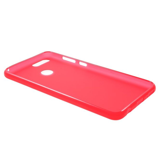 Huawei Honor 7X Handyhülle - SoftTPU Softcase - matt - rot