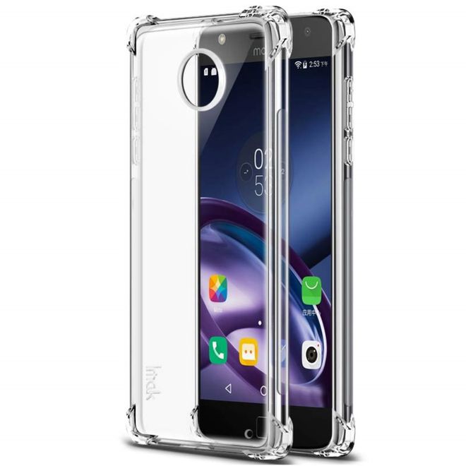 Imak - Motorola Moto Z2 Play Handyhülle - Case aus TPU Plastik - inklusive Schutzfolie - transparent