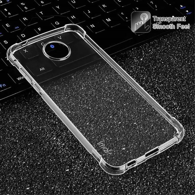 Imak - Motorola Moto Z2 Play Handyhülle - Case aus TPU Plastik - inklusive Schutzfolie - transparent