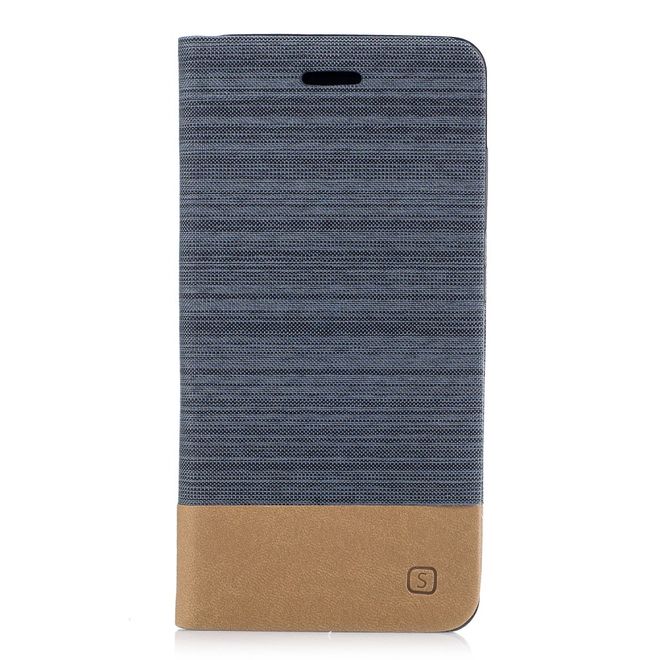 Asus Zenfone AR ZS571KL Handy Case - Bookcover - zweifarbig - dunkelgrau