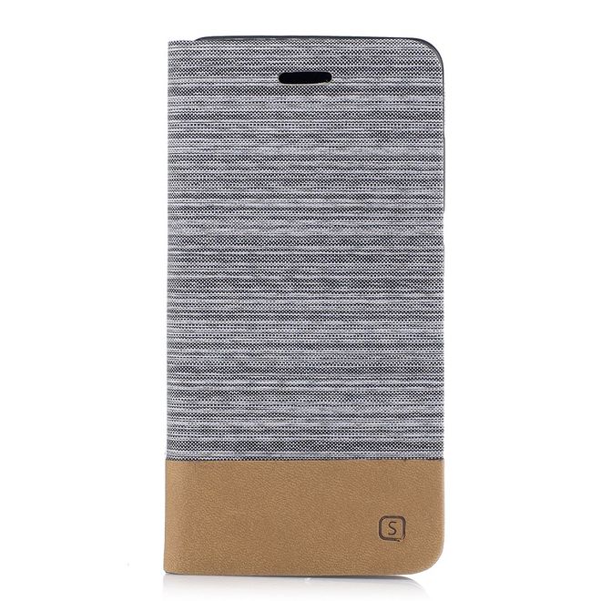 Asus Zenfone AR ZS571KL Handy Case - Bookcover - zweifarbig - hellgrau