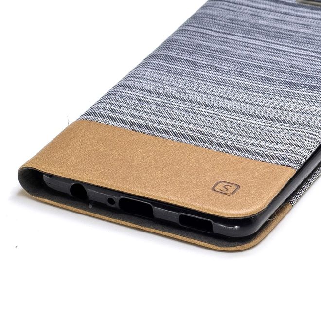 Asus Zenfone AR ZS571KL Handy Case - Bookcover - zweifarbig - hellgrau