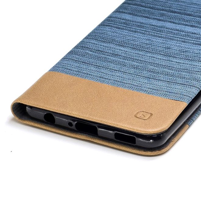 Asus Zenfone AR ZS571KL Handy Case - Bookcover - zweifarbig - hellblau