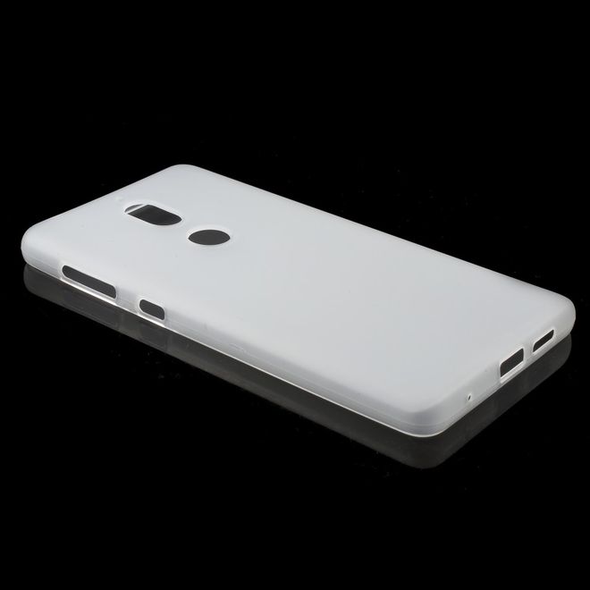 Nokia 7 Handyhülle - SoftTPU Softcase - matt - weiss
