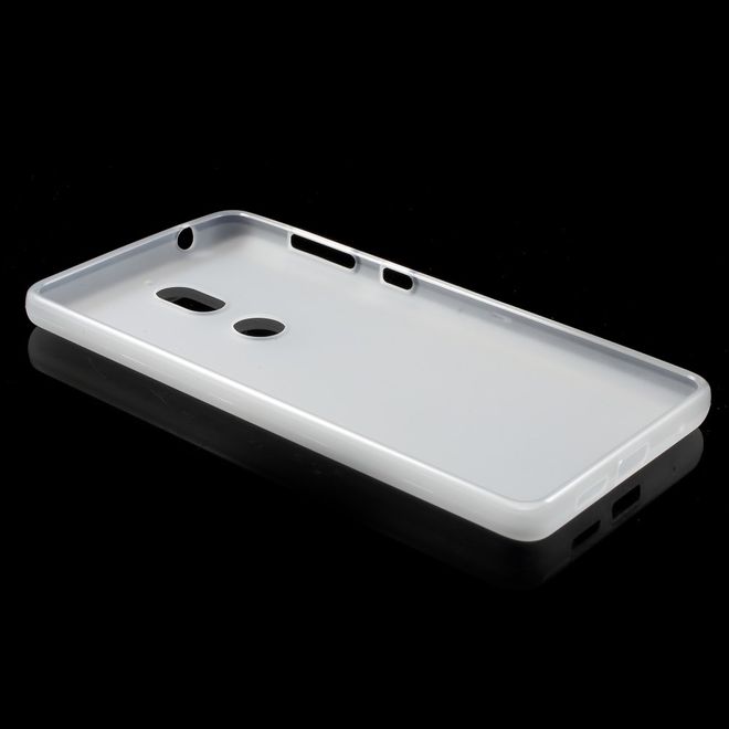 Nokia 7 Handyhülle - SoftTPU Softcase - matt - weiss